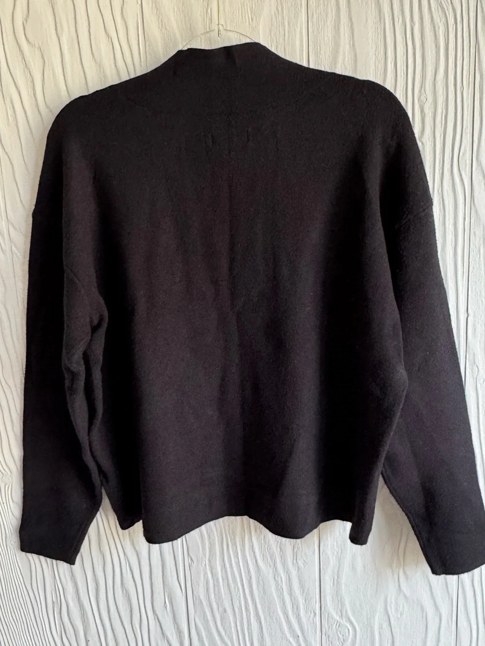 Anthropologie Maeve Carys Mock Neck Sweater in Black Sz: M
